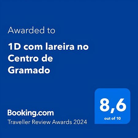 Appartamento 1D Com Lareira No Centro De Gramado Esterno foto