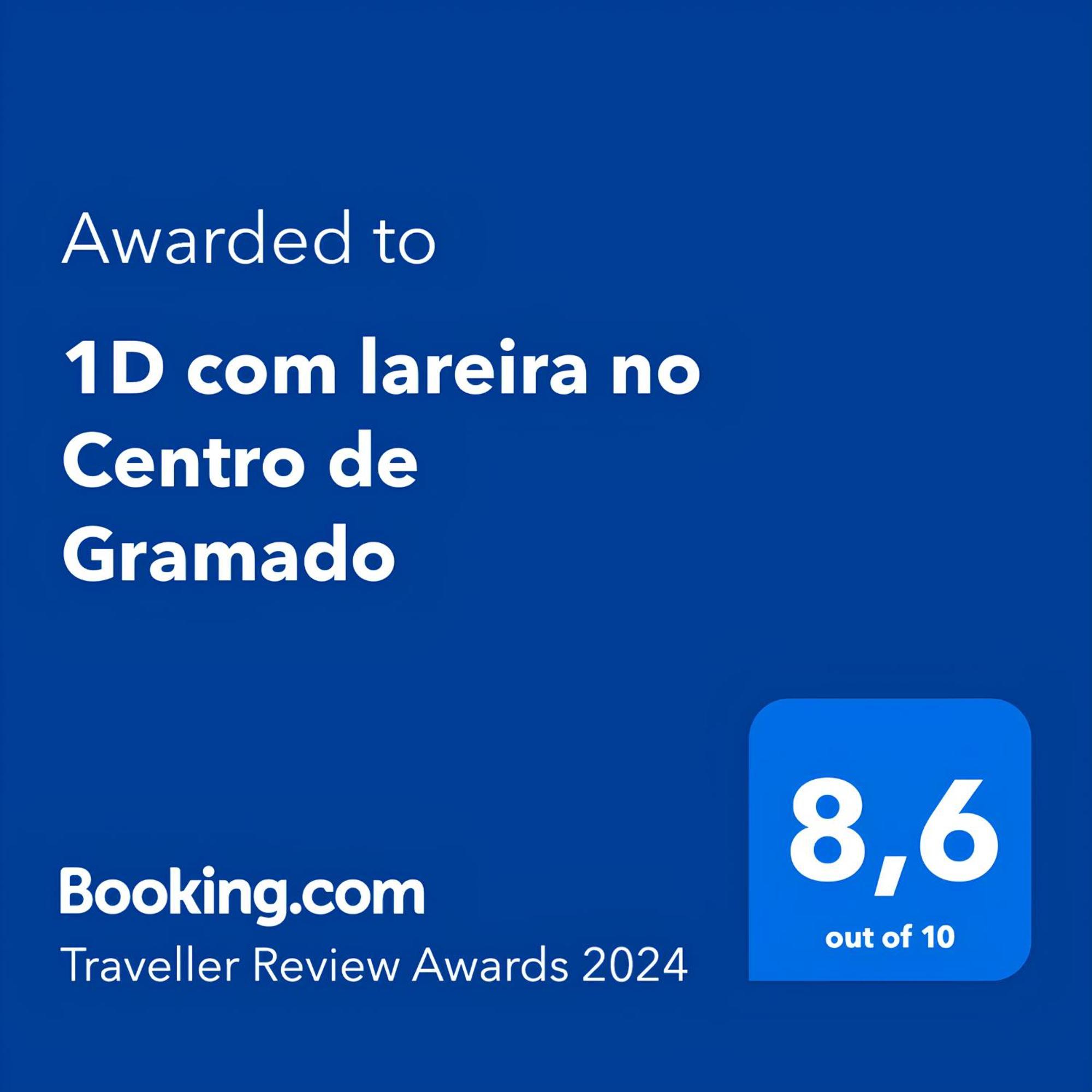 Appartamento 1D Com Lareira No Centro De Gramado Esterno foto